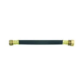 3/4 in. FIP x 7/8 in. O.D. Compression x 12 in. Polymer Braided Water Heater Connector (0.57 in. I.D.)