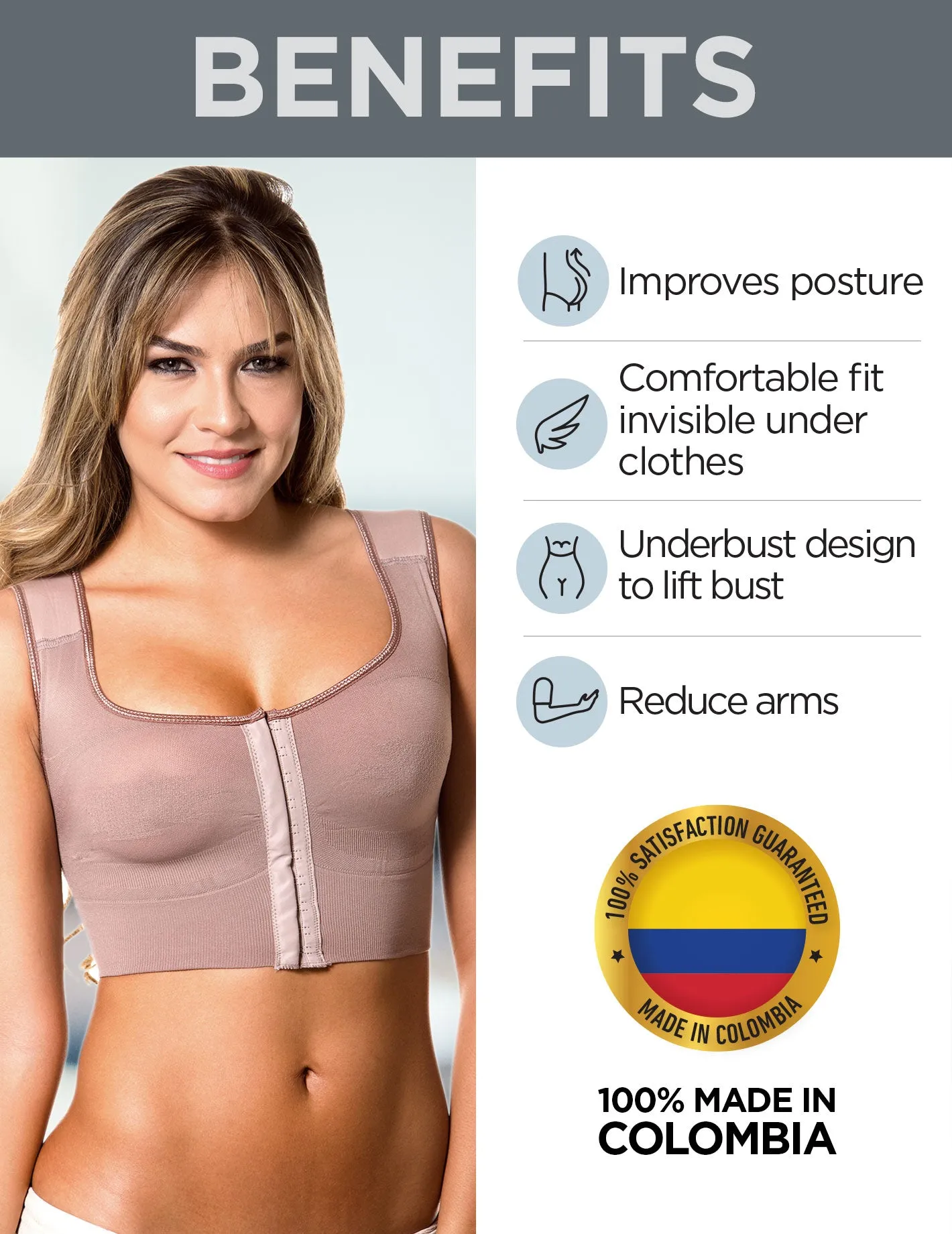 Back Support Bra Control Shaper Irene