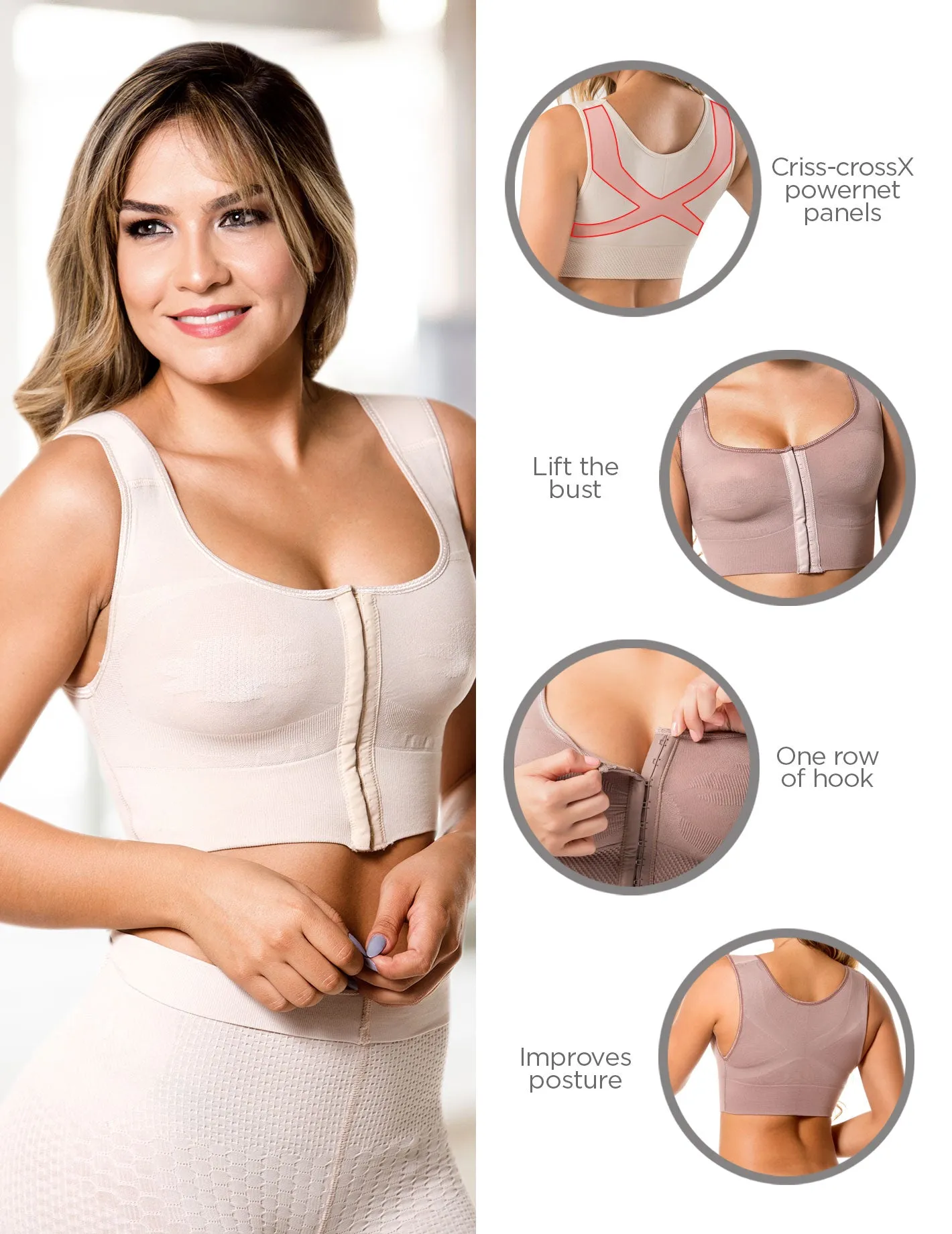 Back Support Bra Control Shaper Irene