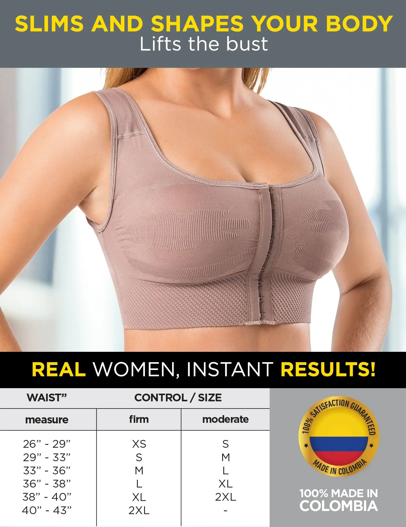 Back Support Bra Control Shaper Irene
