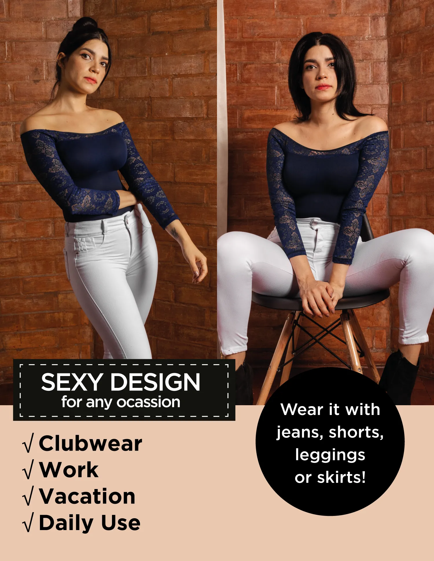 Bodysuit Clubwear Top Shapewear Liliana