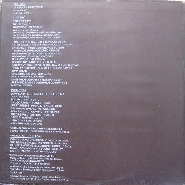 Donald Byrd - Street Lady (LP, Album, Gat) (VG)
