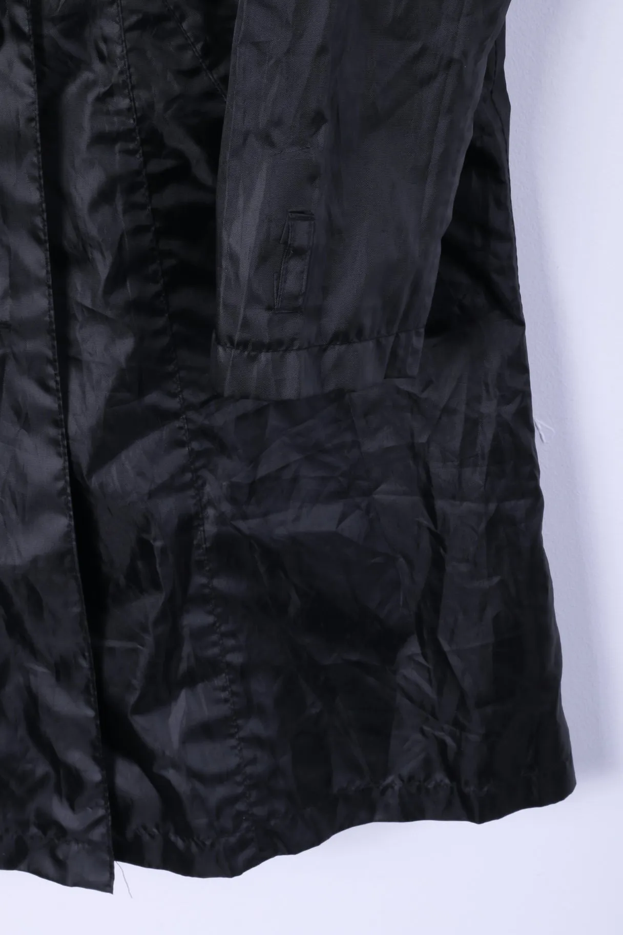 Esmara Womens S Coat Black Buttoned Lightweight Trench