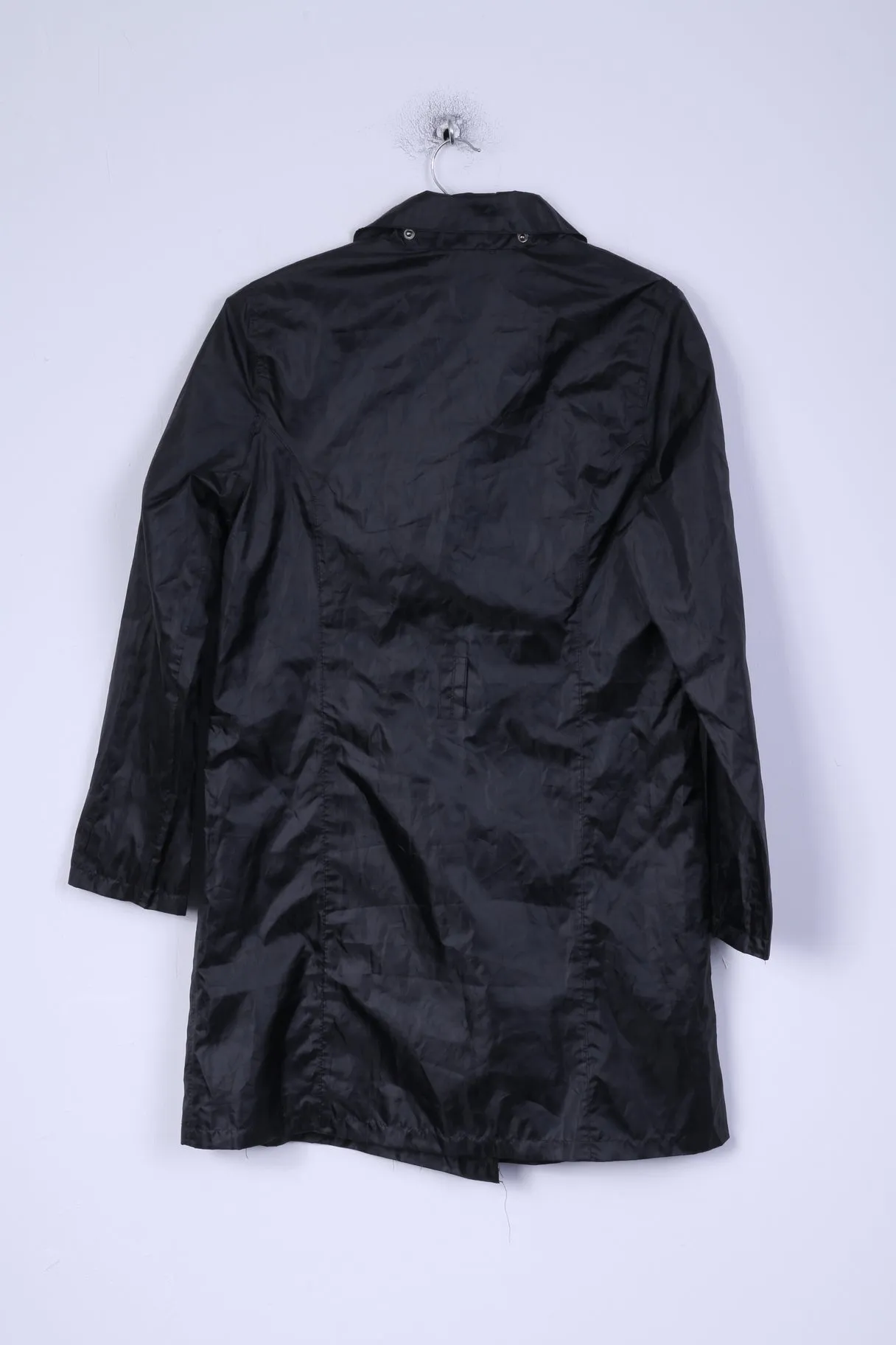 Esmara Womens S Coat Black Buttoned Lightweight Trench