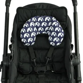 Head Hugger Neck Support  - Navy Elephant
