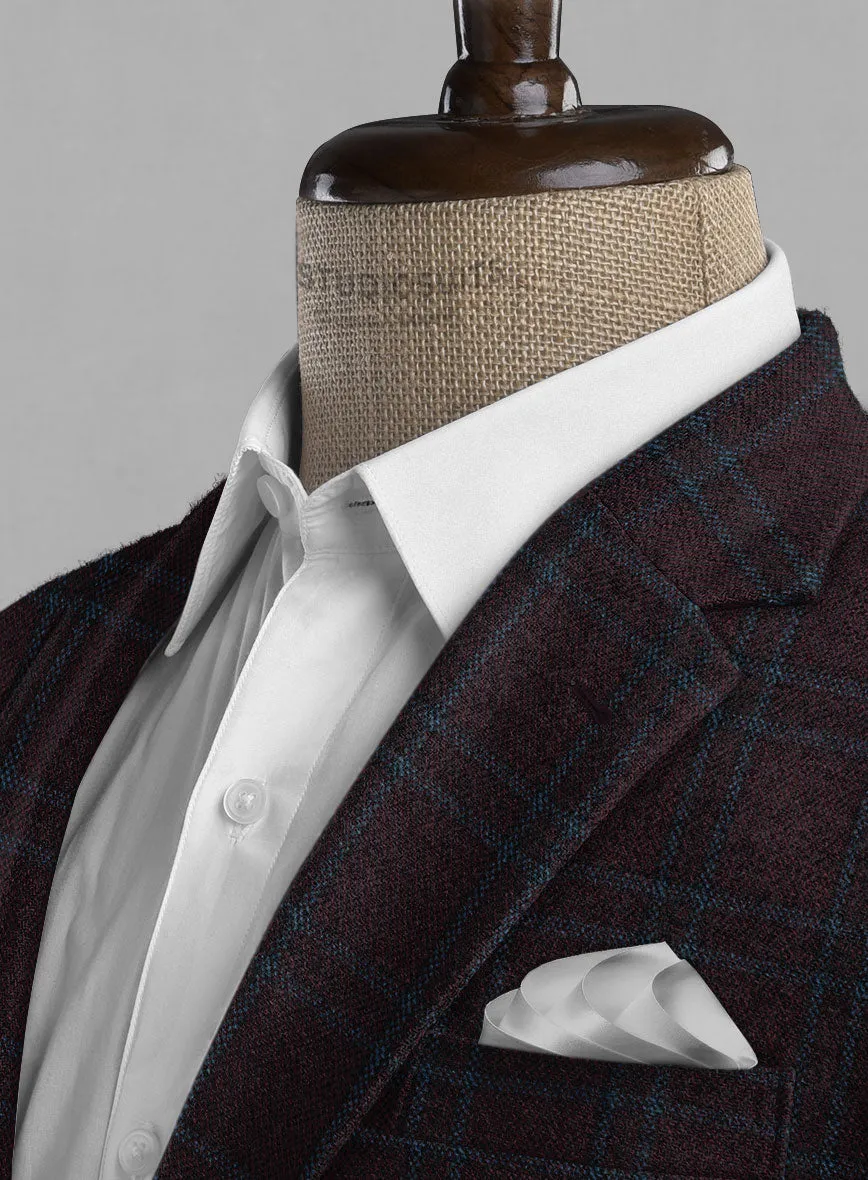 Italian Ernesto Check Tweed Jacket