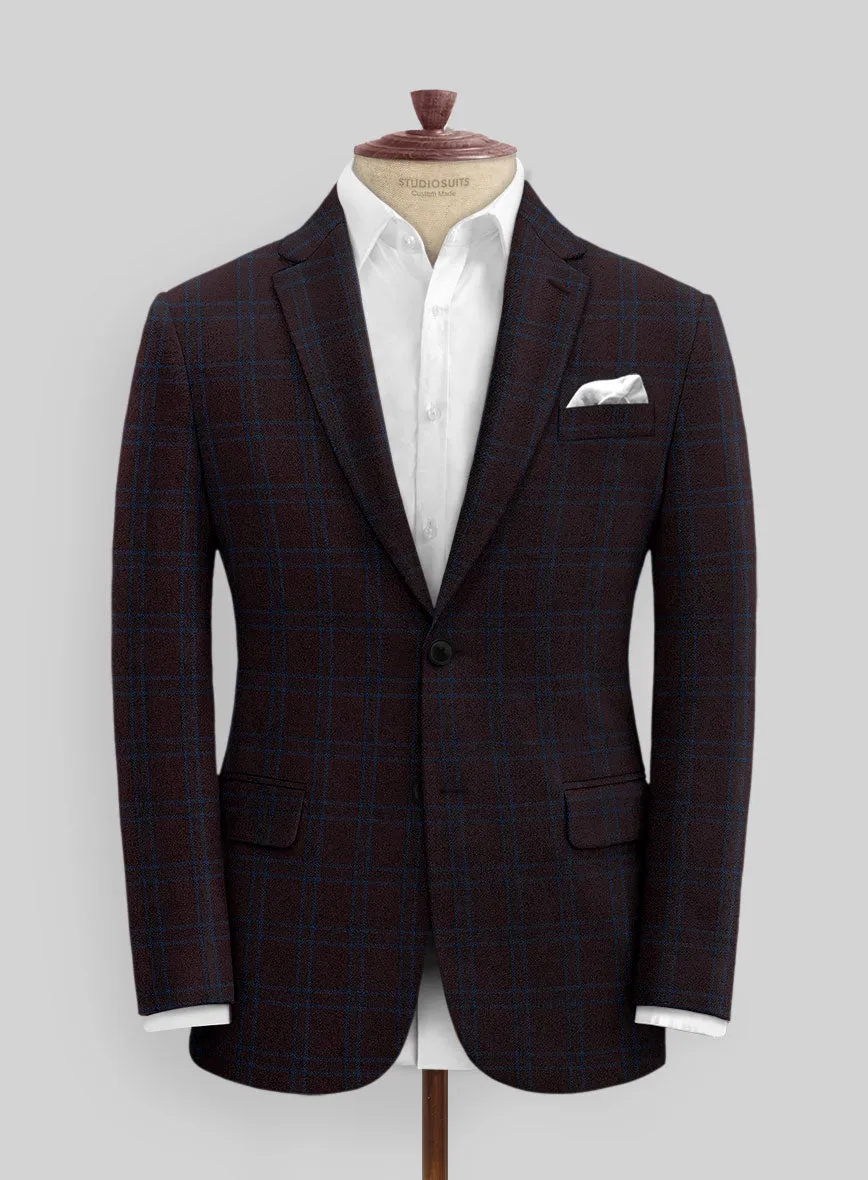 Italian Ernesto Check Tweed Jacket