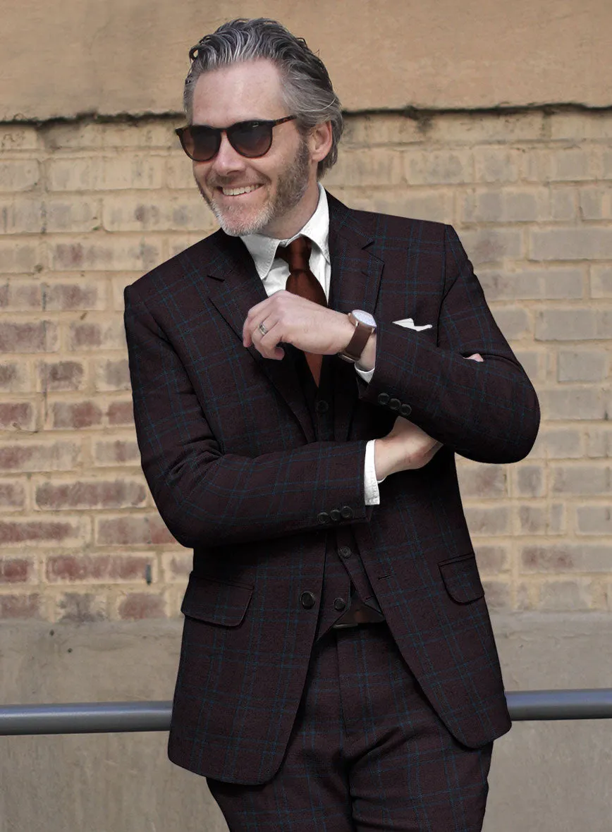 Italian Ernesto Check Tweed Jacket