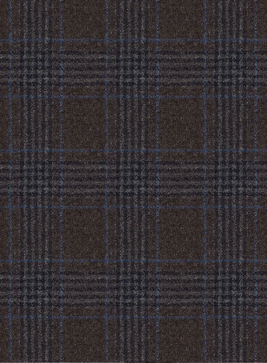 Italian Lark Brown Checks Flannel Jacket