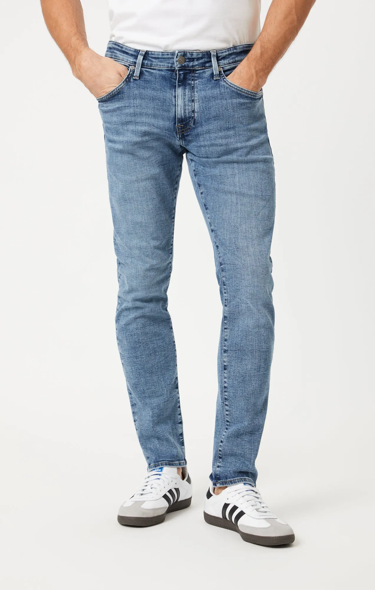 JAKE SLIM LEG IN OCEAN WAVE ORGANIC VINTAGE