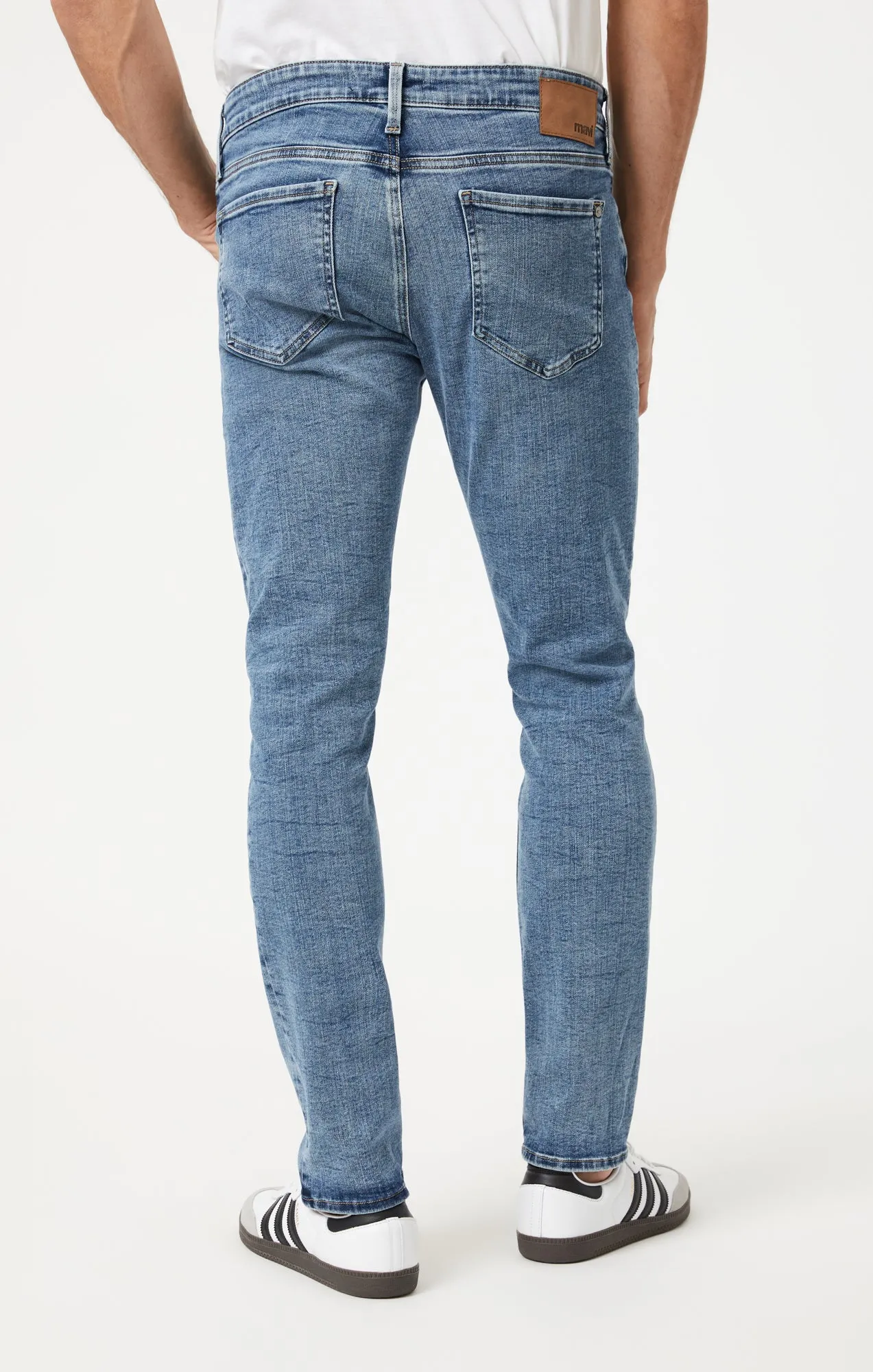 JAKE SLIM LEG IN OCEAN WAVE ORGANIC VINTAGE