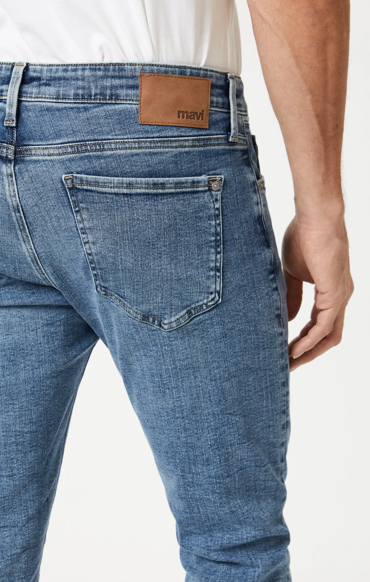 JAKE SLIM LEG IN OCEAN WAVE ORGANIC VINTAGE