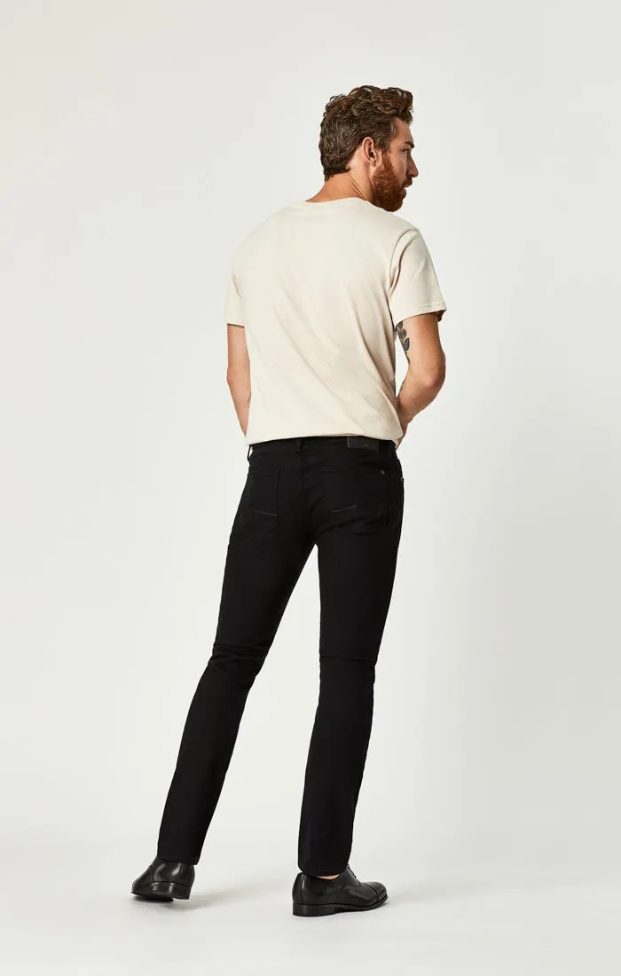 JAKE SLIM LEG JEANS IN BLACK WILLIAMSBURG