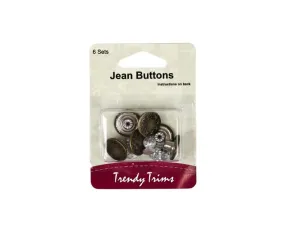 Jean Buttons - Bronze - Hemline