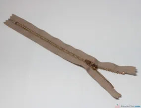 Jeans Zip / Brass Teeth [573 Beige]