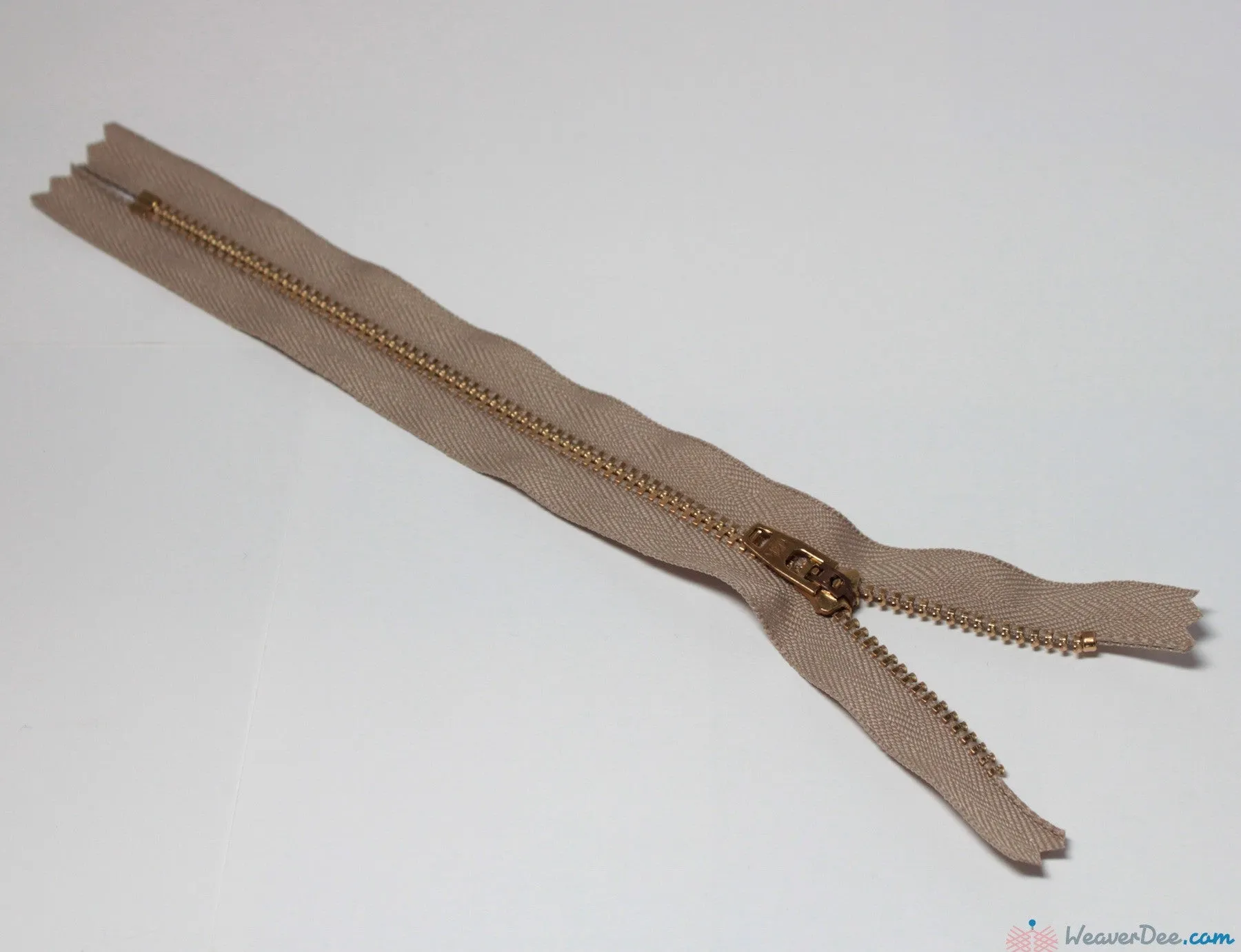 Jeans Zip / Brass Teeth [573 Beige]