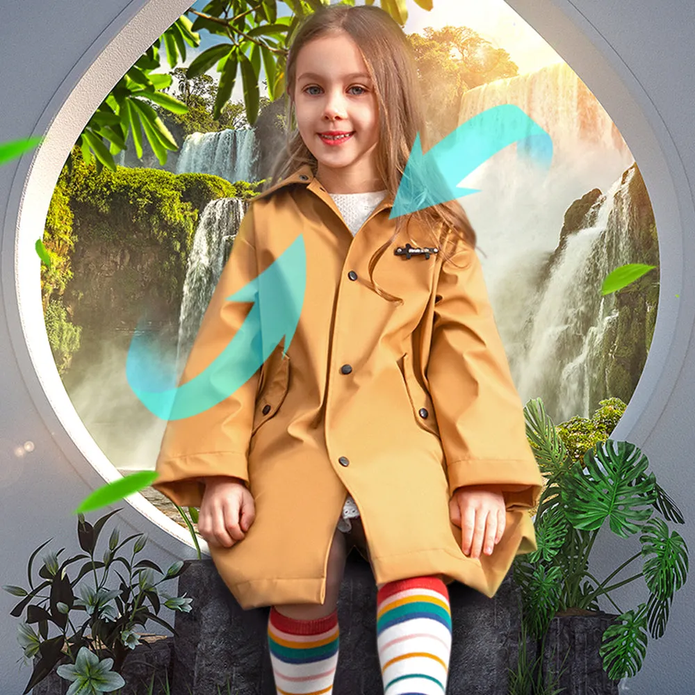 Kid’s Waterproof Raincoat UPF 50 