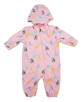 Korango Rain suit Safari Pink