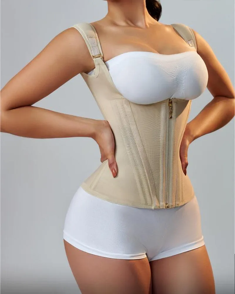 【Live】M MYODRESS Waist Belt for Women Girdle Vest Shaperwear Trimmer Tank Top Sport Girdle and Adjustable Shoulder Strap