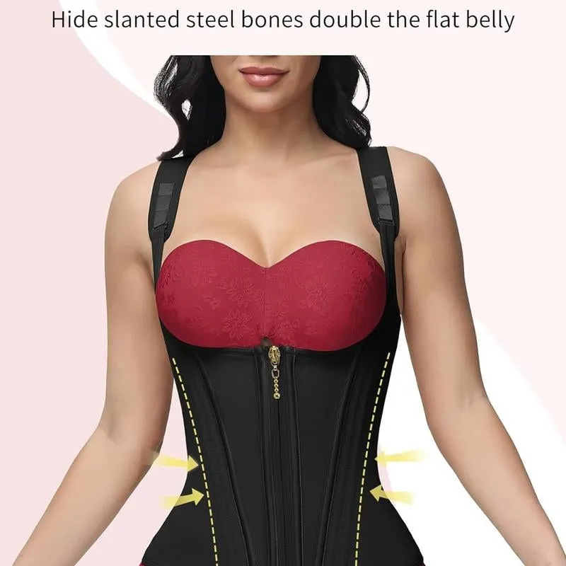【Live】M MYODRESS Waist Belt for Women Girdle Vest Shaperwear Trimmer Tank Top Sport Girdle and Adjustable Shoulder Strap