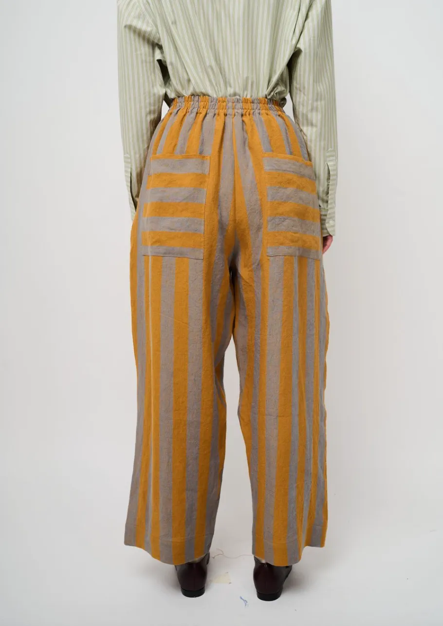 Luna Trousers, Bronze/Jeans