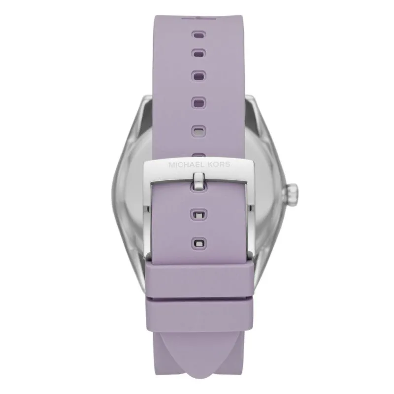 Michael Kors Ladies Watch Janelle 42mm Silver Purple MK7143