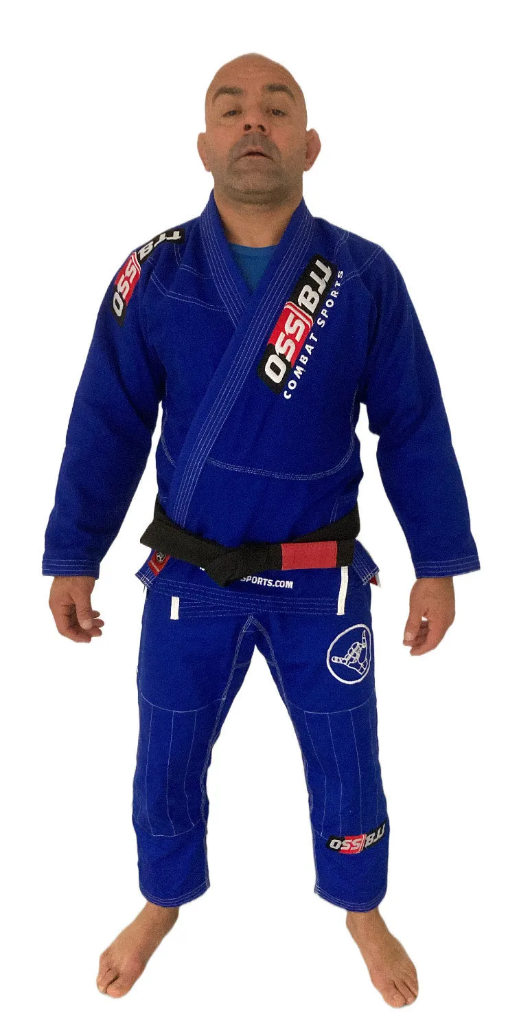 OSS Sports BJJ Gi - Brazilian Jiu Jitsu Kimono – Premium Quality Material - Black or Blue Colour