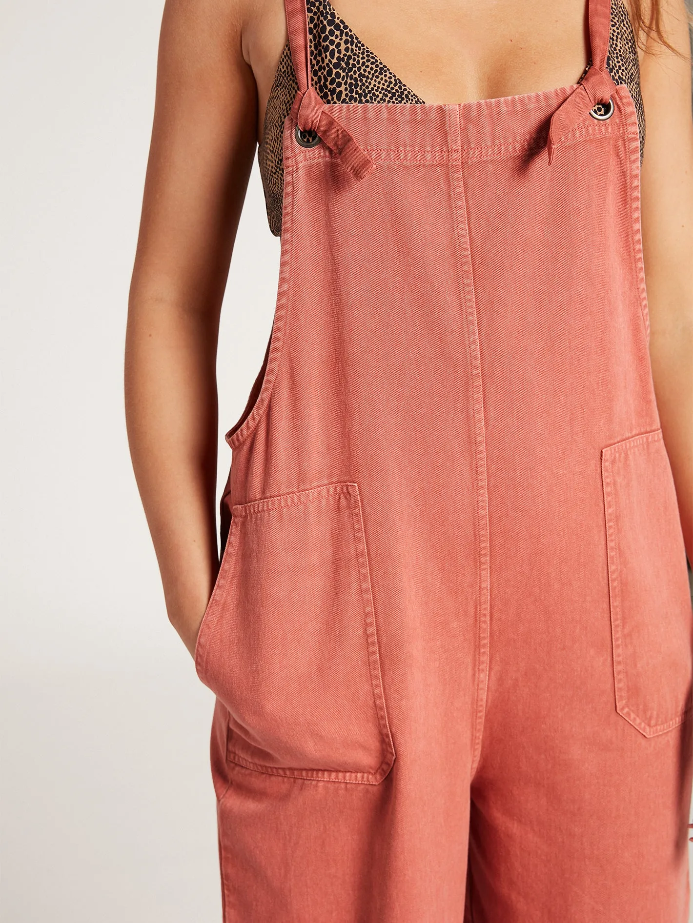 Sandy Stone Overall - Sepia