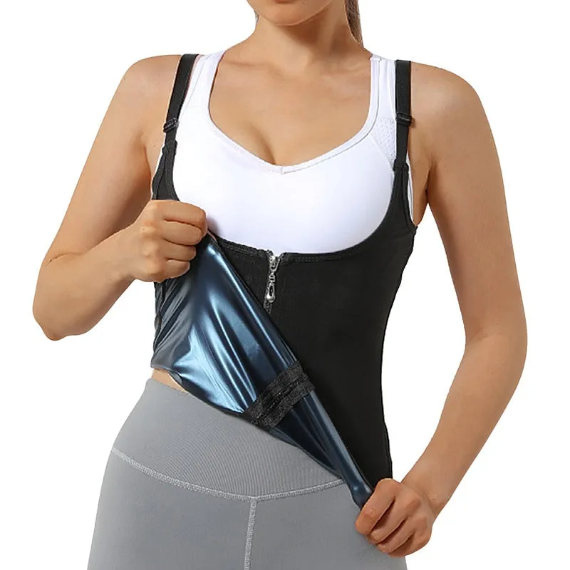 Sauna Shaper Vest Thermo Sweat Zipper Shirt iciCosmetic™