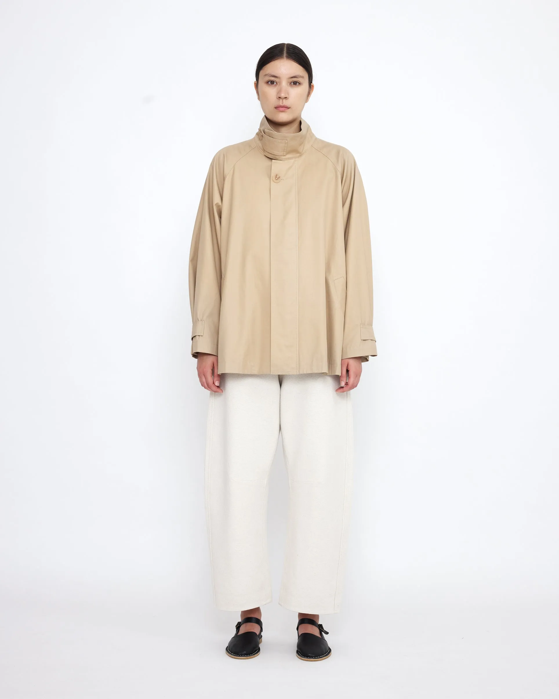 Short Spring Trench - SS25 - Tan Beige