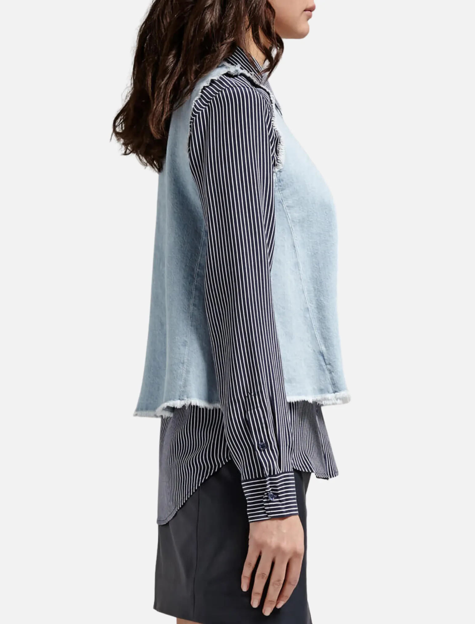 Tayla Shell Fray Top