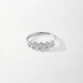 Victoria Multi Coin Ring - Silver