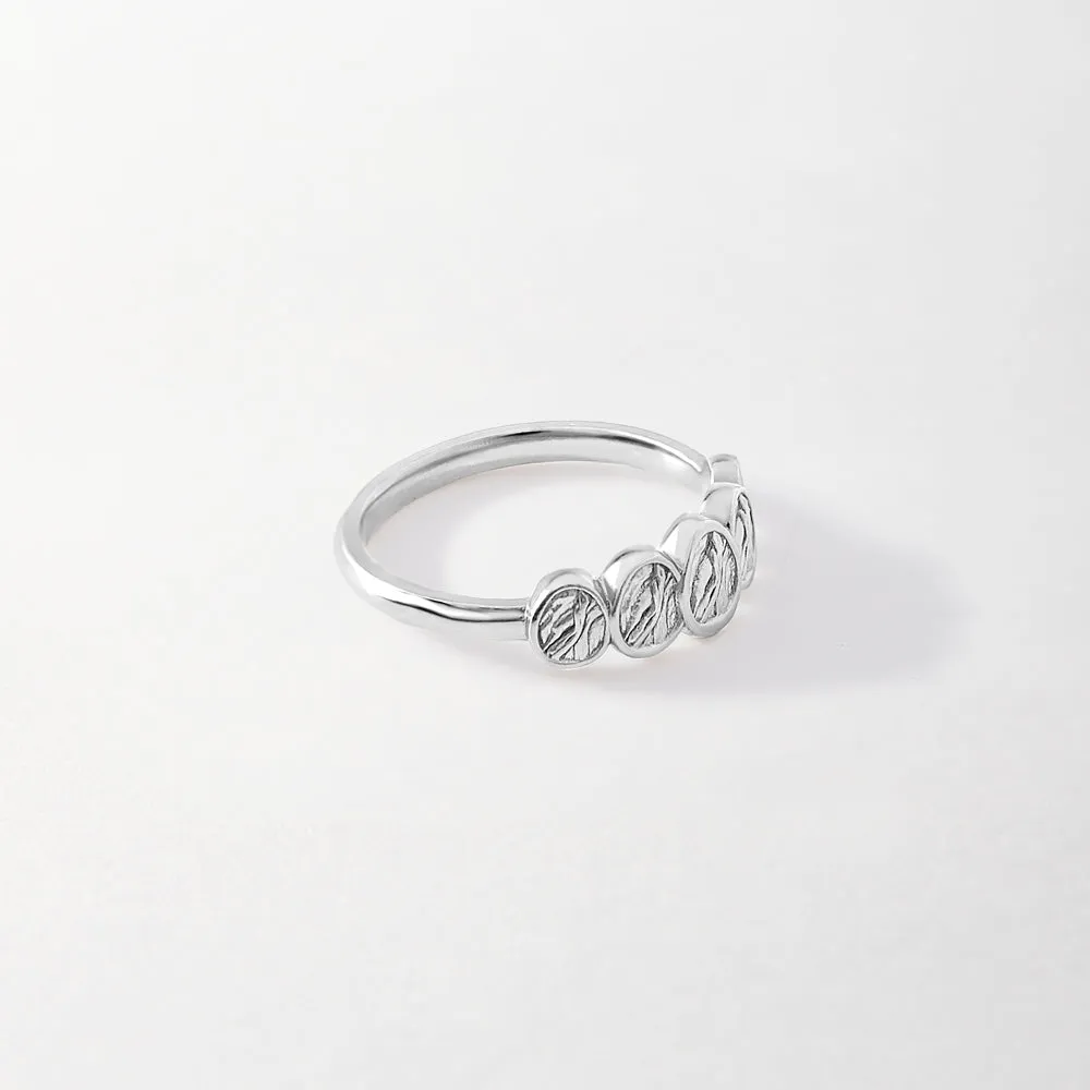 Victoria Multi Coin Ring - Silver