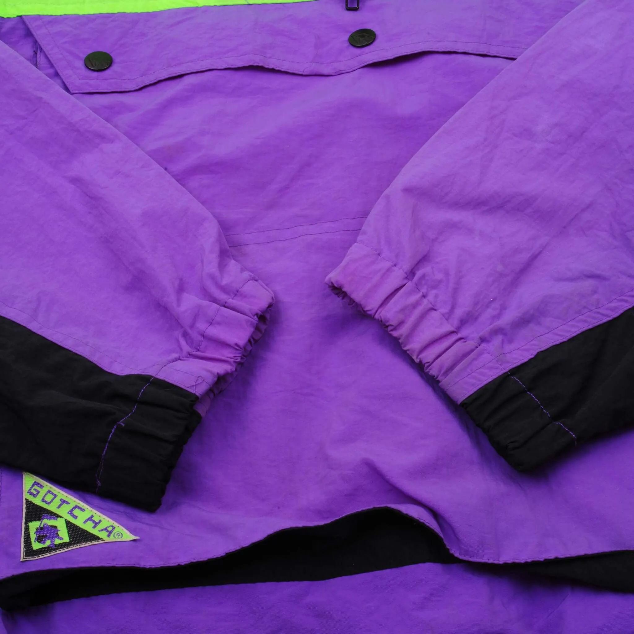 VINTAGE GOTCHA SURF SHELL JACKET 1990S SIZE MEDIUM