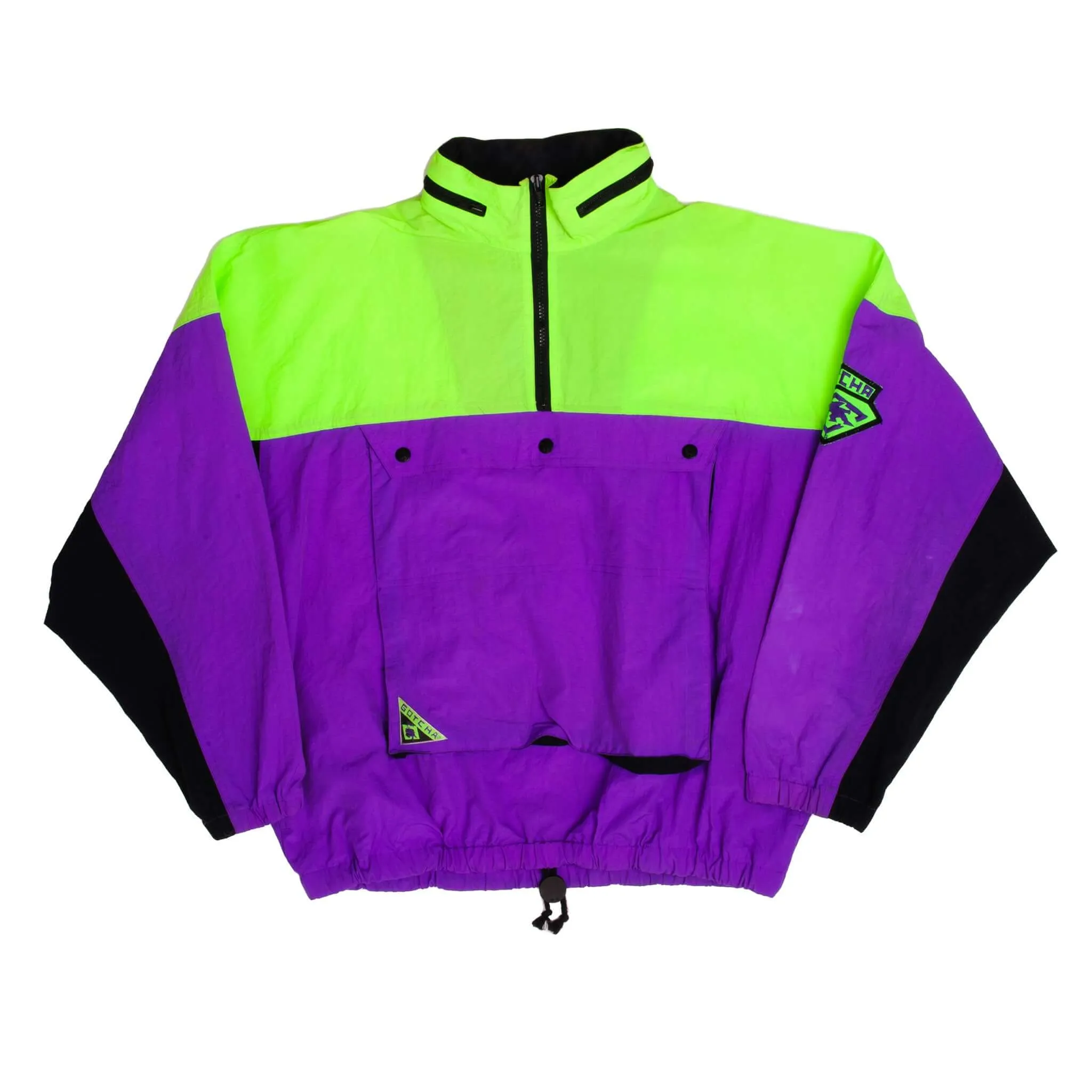 VINTAGE GOTCHA SURF SHELL JACKET 1990S SIZE MEDIUM