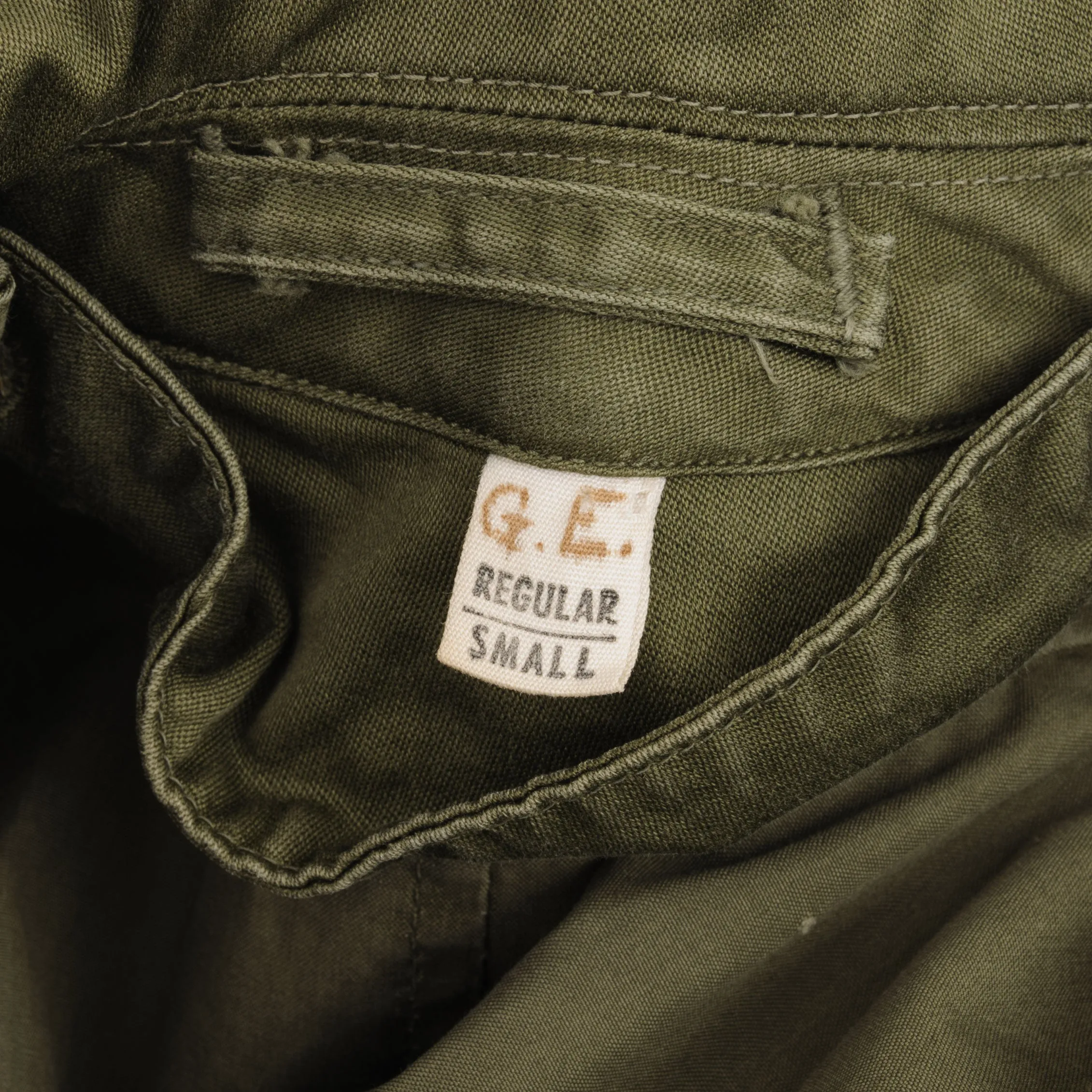 VINTAGE US ARMY OVERCOAT TRENCH COAT 1953 KOREAN WAR SIZE SMALL REGULAR